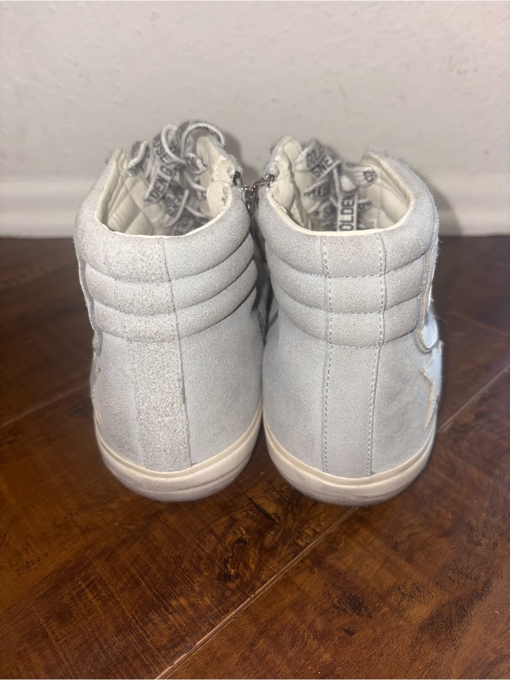 Golden Goose Deluxe Brand high-top suede sneakers in a grey Men’s 10 New - Picture 4 of 6